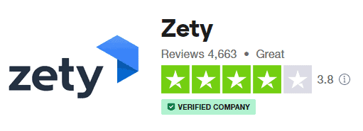 Zety-User ratings on TrustPilot