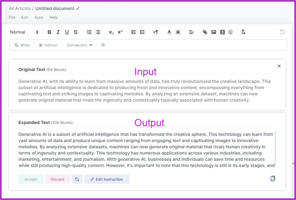 Scalenut Review:Text Expander