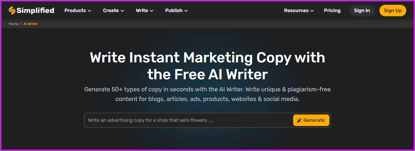 ai tools for copywriting-simplified