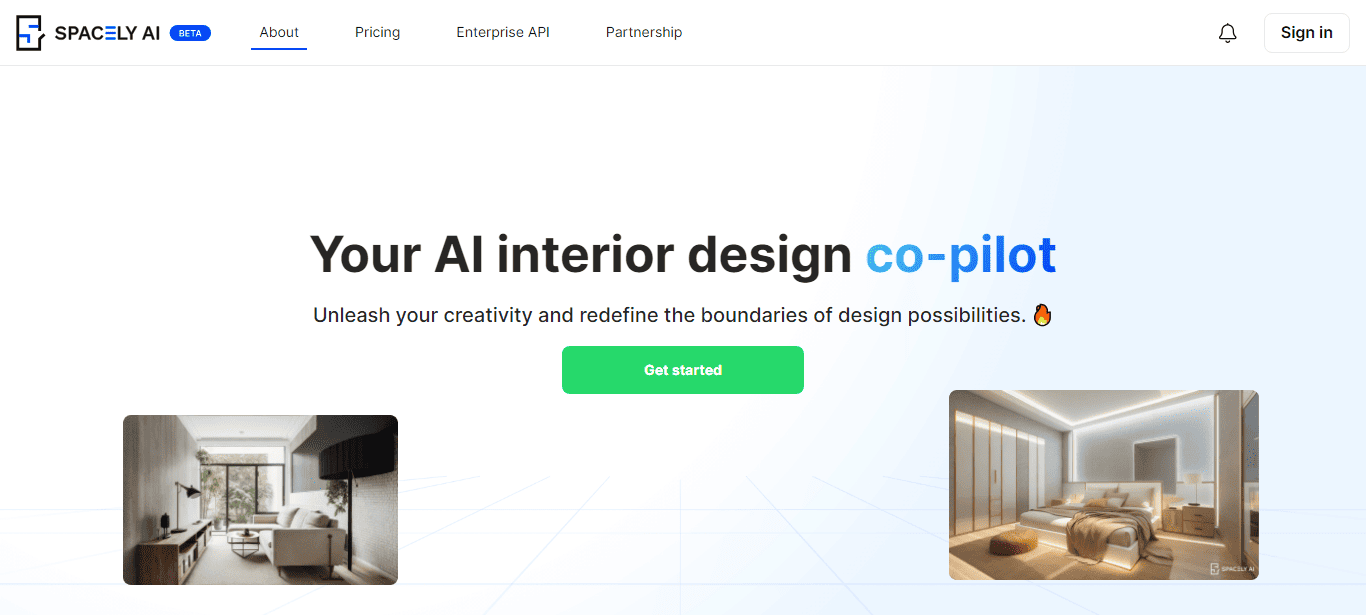 ai tools for interior design-spacely AI