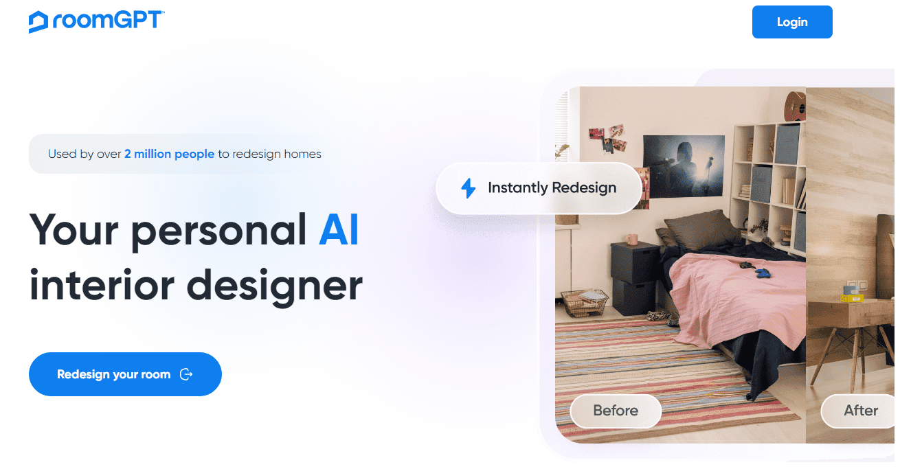 ai tools for interior design-RoomGPT